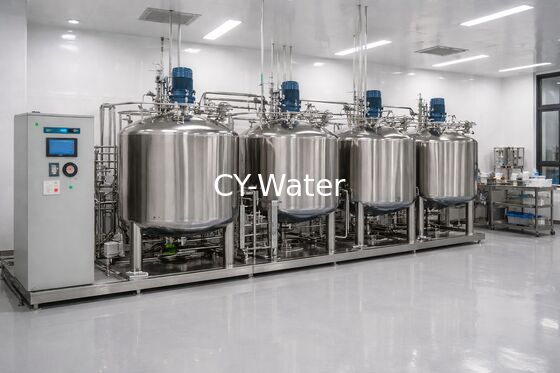 Pharmaceutical Solution Preparation System 500L with SS316L Mixing Tank (GMP Design)