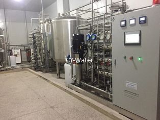 50HZ / 60HZ Pharmaceutical Water Treatment System , Pneumatic / Manual Purified Water System