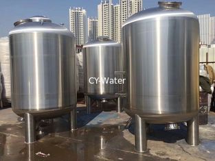 Large Capacity Boiler Feed Water Treatment System FRP / UPVC / Stainless Steel Materail