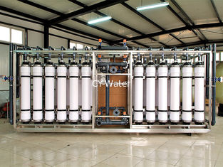 Butterfly Valve / Ball Valve Ultrafiltration Membrane System , 100 T/H RO Ultrafiltration Machine