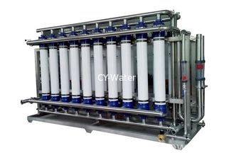 UPVC / SS Hollow Fiber UF Membrane 500~10000 lph Ultrafiltration Machine