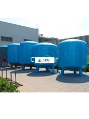Quartz Sand Water Treatment Accessories , 0.05Mpa - 0.07MPA Pressure Stainless Steel Filter Housing
