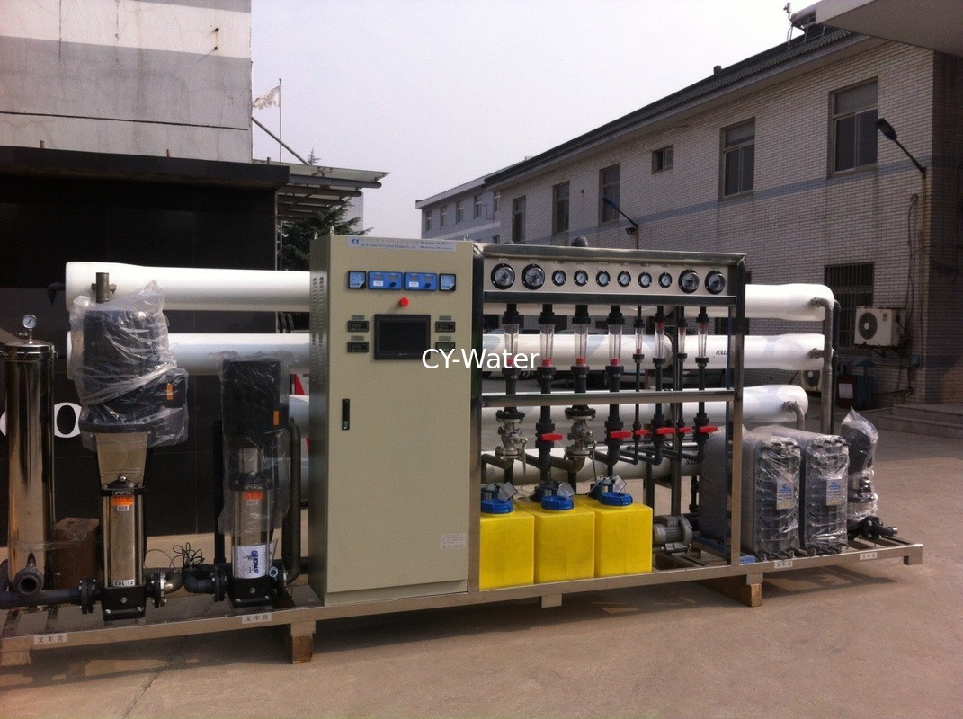 Double Stage Reverse Osmosis Water Purification Machine Edi Pure Water ...