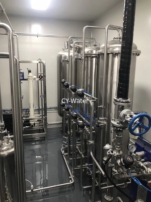 Single or double osmotic stage , purified water system +ultrafiltration system for WFI Water