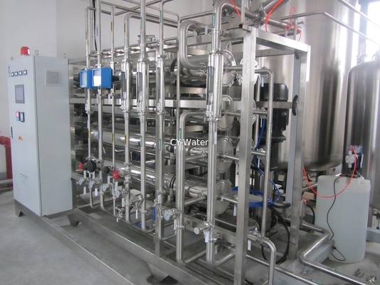 Single or double osmotic stage+Continous Electro-Deionizer for Sanitary Reverse Osmosis Systems