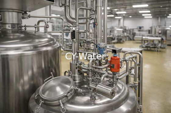 Pharmaceutical Solution Preparation System 500L with SS316L Mixing Tank (GMP Design)