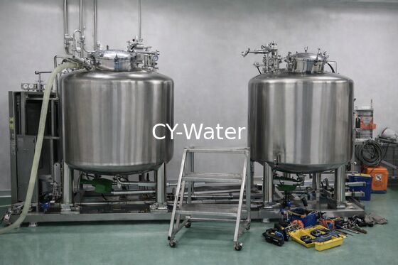 Pharmaceutical Solution Preparation System 500L with SS316L Mixing Tank (GMP Design)