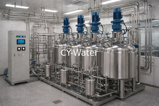 Pharmaceutical Solution Preparation System 500L with SS316L Mixing Tank (GMP Design)