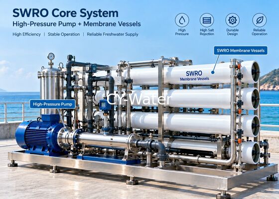 Seawater Desalination Plant for Hotels & Resorts | 5-1000m³/Day SWRO System