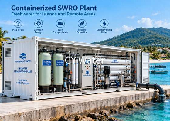 Seawater Desalination System for Island Drinking Water Supply