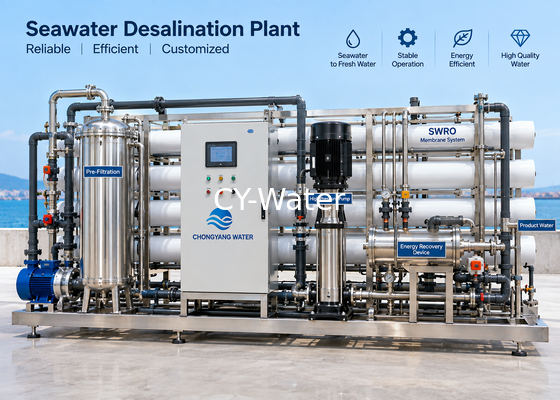 Seawater Desalination System for Island Drinking Water Supply