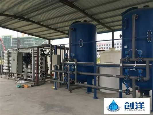 PLC Control Power Station RO Water Filter Plant , Industrial Reverse Osmosis System