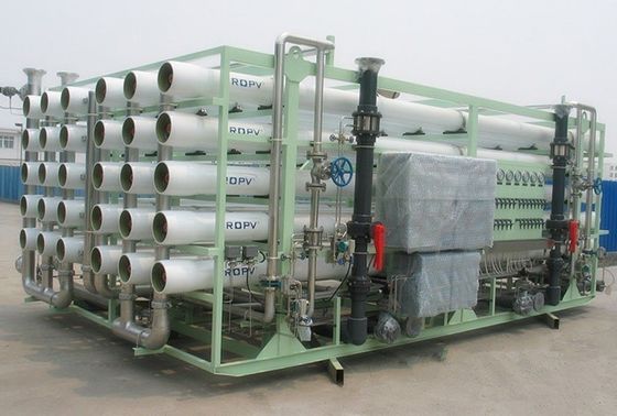 Power Plant Large Scale Water Purification Systems , 8000 Lph Ro Treatment Plant