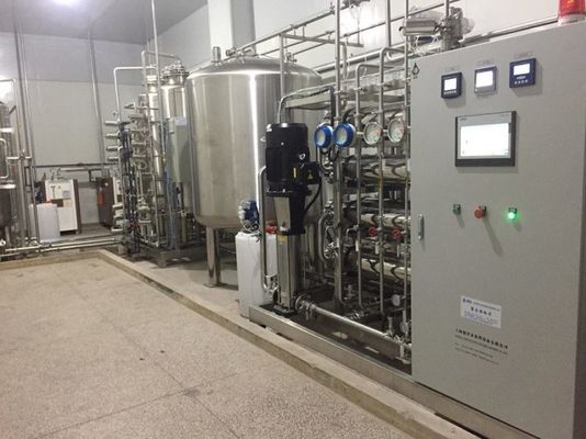 50HZ / 60HZ Pharmaceutical Water Treatment System , Pneumatic / Manual Purified Water System