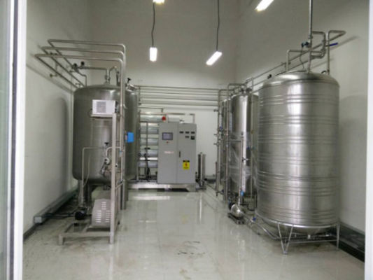 SS Pharmaceutical Water Treatment Plant , EDI RO Water System In Pharma Company
