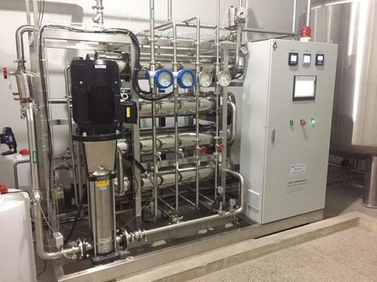 Double Stages Reverse Osmosis Treatment Plant Plc Control For Pharmaceutical