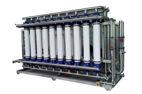 UPVC / SS Hollow Fiber UF Membrane 500~10000 lph Ultrafiltration Machine
