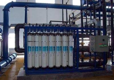 Fresh Water Ultrafiltration Membrane System , UPVC CE / ISO Approval Ultrafiltration Machine