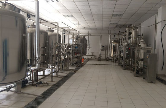 EDI Ultrapure Water Purification System , 2000 Lph RO Water Treatment Plant