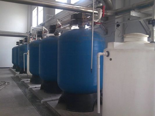 Anti - Scale Home Industrial Water Softener , 5000 Liters Per Hour Water Softener Machine