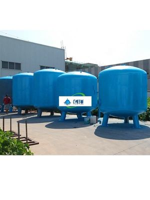 Quartz Sand Water Treatment Accessories , 0.05Mpa - 0.07MPA Pressure Stainless Steel Filter Housing