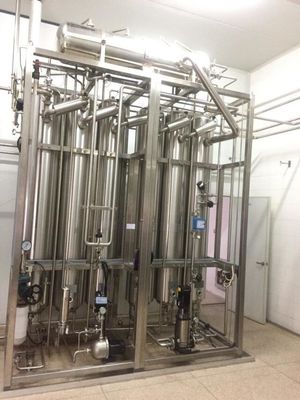 4 effects distiller water for injection  water machinery for in vitro diagnostic reagent