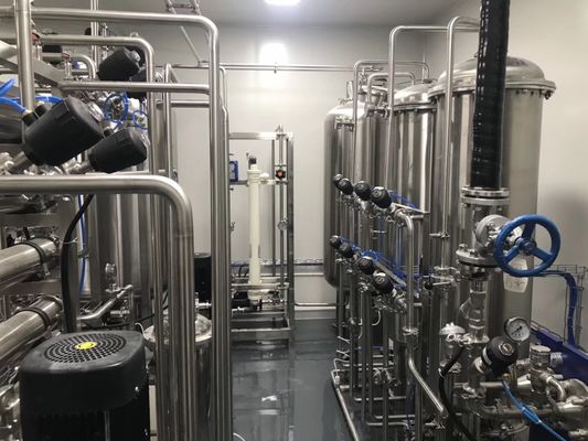 FDA,cGMP , USP Standard Purified Water System with circulating system ,85% recovery rate of water