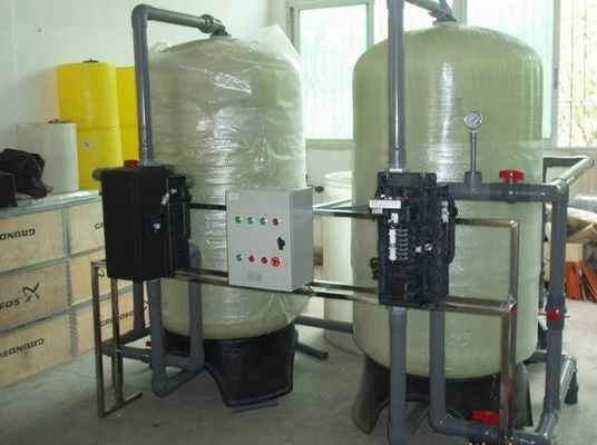 80 T/H Carbon Steel Boiler Feed Water Treatment System with CNP / Grundfos Pump