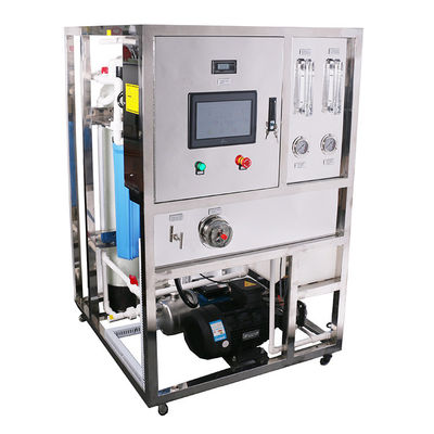 0.8 - 1.0Mpa Rated Pressure Seawater Desalination Plant , SS 304 Seawater Reverse Osmosis Plant